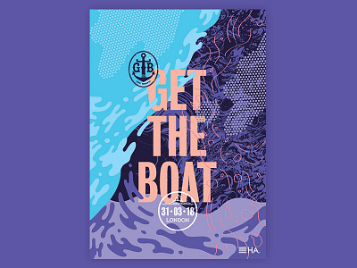 Get The Boat agenda boat dj dublin flow hidden london party poster water