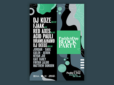 Paddy's Day Block Party dance deep house dublin house party rave techno
