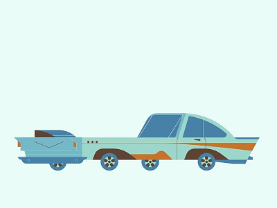 Lowrider Car Illustration