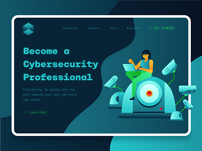 Cybersecurity Landing Page 2