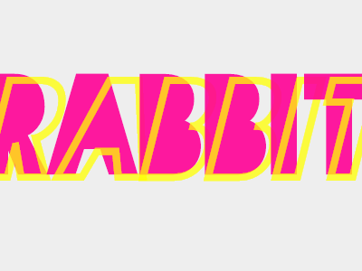 rabbit rabbit @font face blackout blackout midnight blackout sunrise css3 jquery lettering.js rgba web