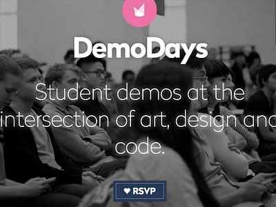 DemoDays header demodays nyc radikal students techatnyu