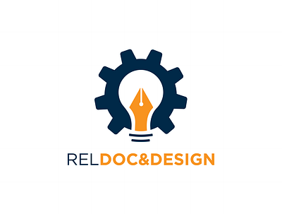 REL Doc & Design branding logo vector