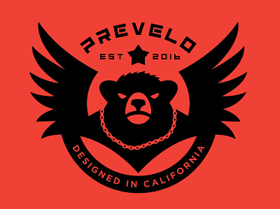 Kids Bike Co. Bear Product Graphic - Made in Cali Icon