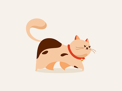 Cow Cat amimals cat cute design illustration mirocat smile