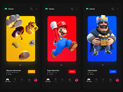 New Play Games by Gustavo Dribbble