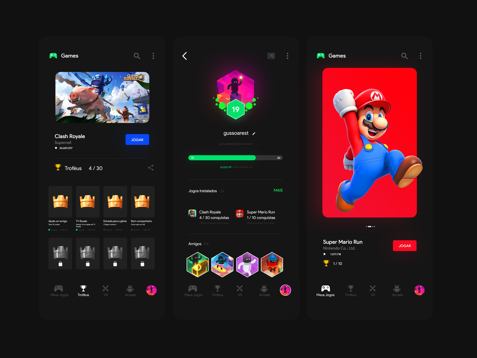 New Google Play Games 2. By Gustavo Sorchestnut On Dribbble