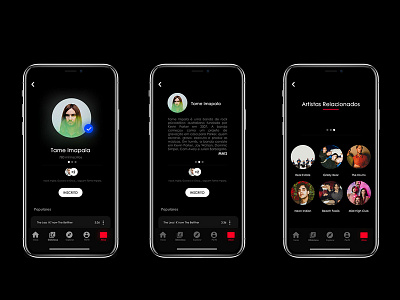 youtube Music Redesign app design illustration ui ux