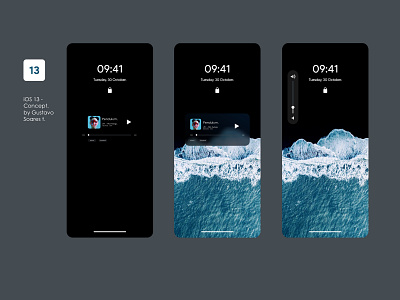 iOS 13 - Concept design illustration marca ui ux