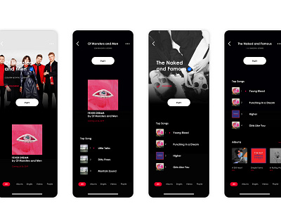 Apple Music app apple apple design apple music design ui ux