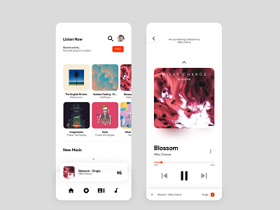 New Google Music Play. app apple branding design flat google google design icon minimal music music player spotify typography ui ux vector ícone