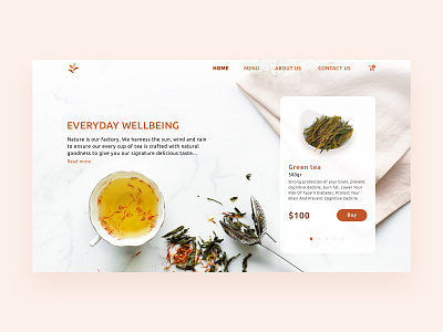 Tea brand website