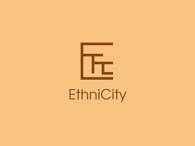 Ethnicity branding design flat identity logo vector