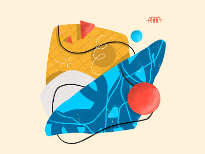 Abstract June 2019 ☺️ 3d abstract branding design digital painting editorial illustration freelance designer illustration ipad patterns procreate triad vector