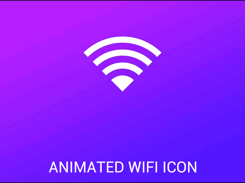 WIFI ICON ANIMATION animation icon wifi