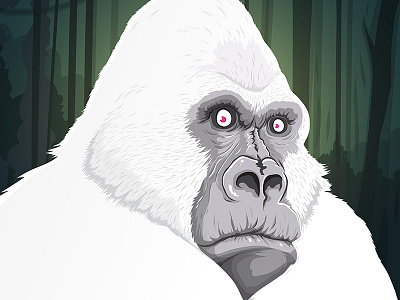 Gorilla animal ape character design draw drawing gorilla illustration planet of the apes portrait wild zoo