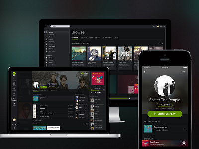 The new Spotify by Spotify on Dribbble