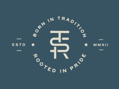 TSR Ranch Monogram brand family crest farm monogram ranch texas