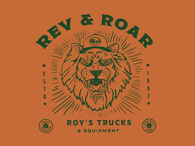 More Trucking Swag copper lions rev roar trucks