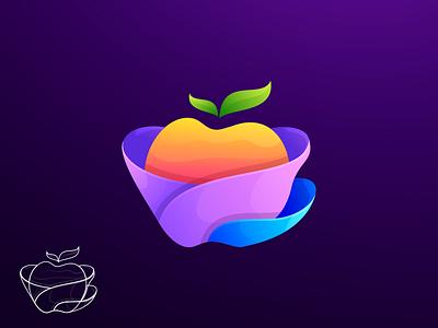 Colorful Apple Illustration