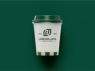 Lampung Jaya Robusta Coffee brand brand identity branding coffee coffee logo color green icon letter lj lj logo logo logo designer packaging design typography vector visual identity