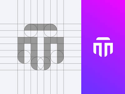 Logo Timeless brand branding color design graphic agency icon letter t logo logo timeless modern color purple typography vector