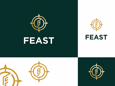 Feast branding color feast feast logo letter f letter f logo logo minimalist logo premium logo typography vector