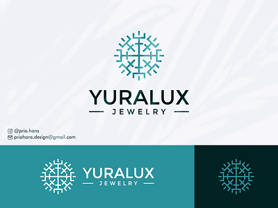 Yuralux Jewelry Logo brand branding color exclusive logo icon letter y logo logo designer luxury logo minimalist logo prio hans typography vector