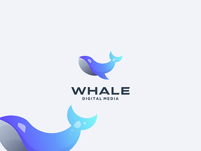 Whale Digital Media Logo by Prio Hans for GRAFAST DESIGN ...