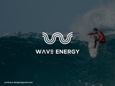 Wave Energy Logo brand branding color logo logo designer prio hans typography vector wave wave logo