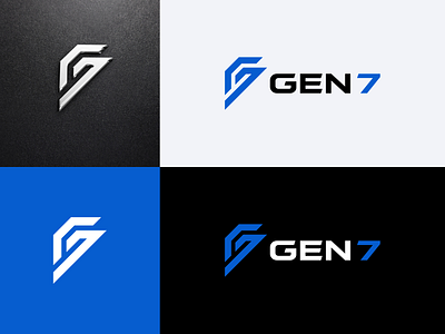Letter G + 7 Logo brand brand identity branding color design g logo g7 logo letter g logo logo designer logo guidelines prio hans seven seven logo typography vector