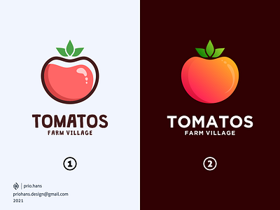 Tomato Logo brand brand identity branding color fruit logo illustration logo prio hans tomato tomato logo typography vector vegetable logo