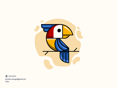 Bird Logo bird bird logo brand branding cartoon logo color logo prio hans vector