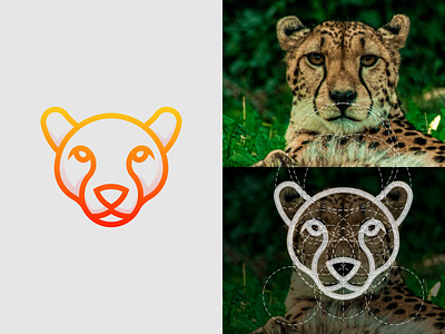 Cheetah Logo animal logo brand branding cheetah logo color illustration line logo logo prio hans typography vector wild logo