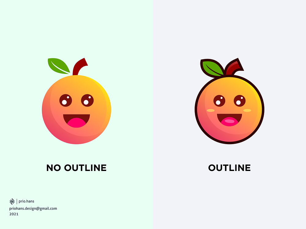 Orange Simple Mascot by Prio Hans on Dribbble