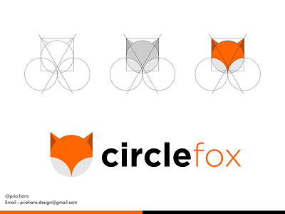 Fox Logo brand brand identity branding color design fox fox logo illustration logo prio hans typography vector