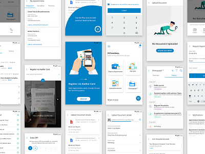 Patient App app health care illustration medical ui ux