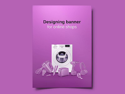 designing banner for online shops