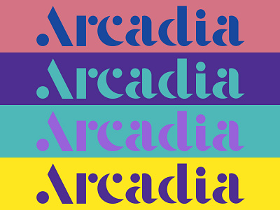 Arcadia arcade arcade game branding burley games idaho identity laser tag logo type typography videogames