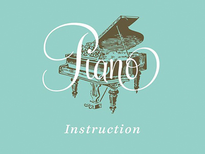 Piano beautiful blue education elegant music piano script teacher