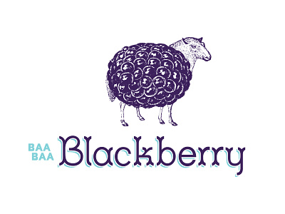 BBB animal apparel berry blackberry blue farm fruit jewelry lamb nursery rhyme purple sheep