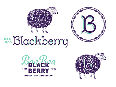 Baa Baa Blackberry animal badge berry blackberry farm fruit handmade jewelry lamb nursery rhyme seal sheep