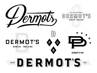 DP bar branding dublin identity ireland monogram pub qualtrics script