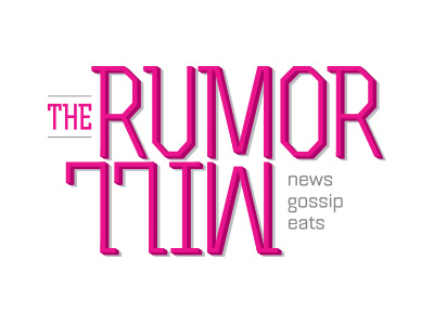 The Rumor Mill arizona branding business coffee design el paso food identity logo newsstand pink retail slab serif social texas typography