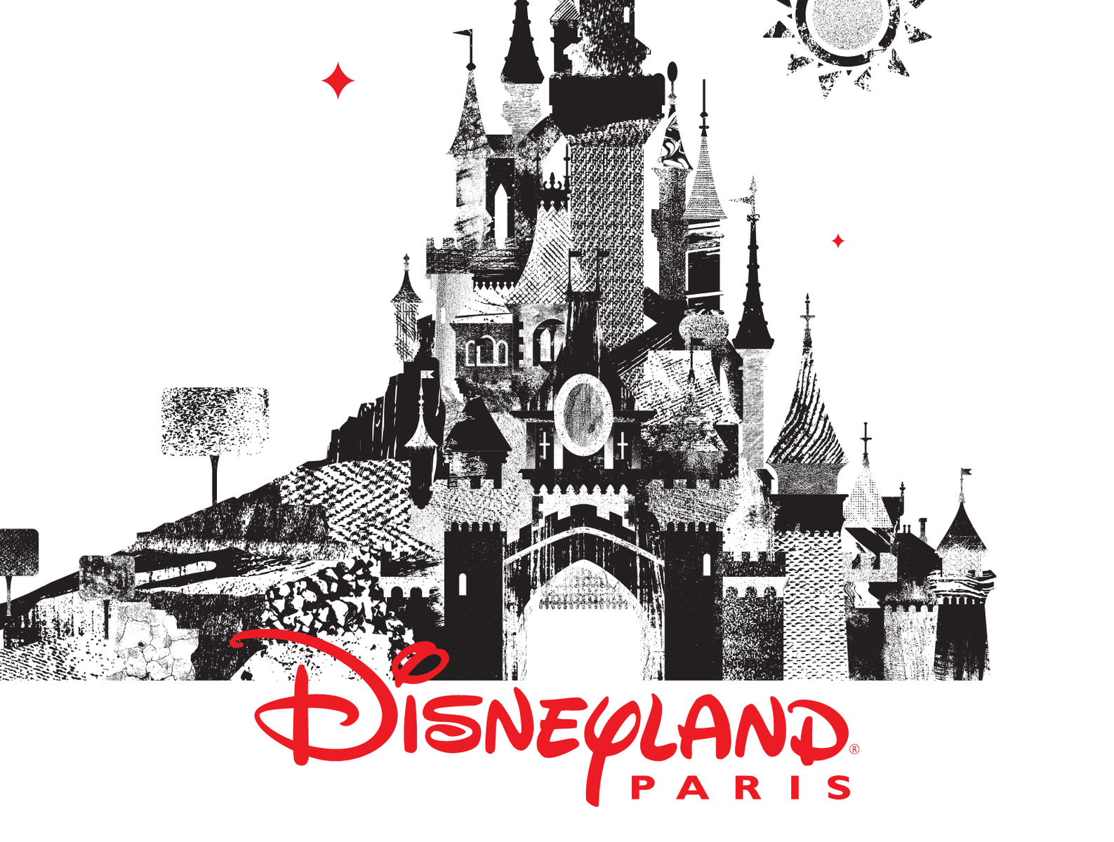 Disneyland Paris Castle Icon Vector Isolated on White Background, Disneyland  Paris Castle Sign , Line or Linear Sign, Element Editorial Image -  Illustration of disneyland, paris: 134642810