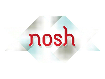 Nosh III branding canada design dining dots food identity logo pattern restaurant slab serif typography vancouver