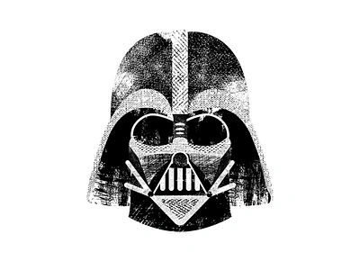 Darth Vader darth vader mask scifi sith star wars texture type typography villain