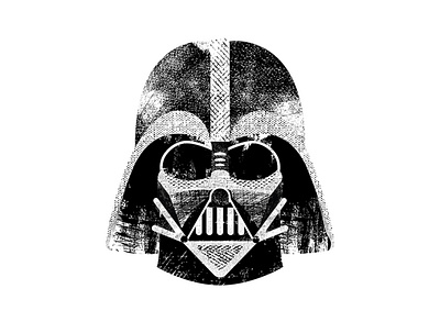 Darth Vader darth vader mask scifi sith star wars texture type typography villain