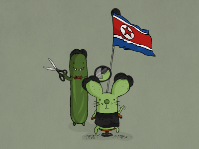 It's the Kim Jong-un hair styling! cumber drawing haircut illustration korea rabtus