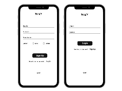 Sign Up app daiyui design fashion interaction ui